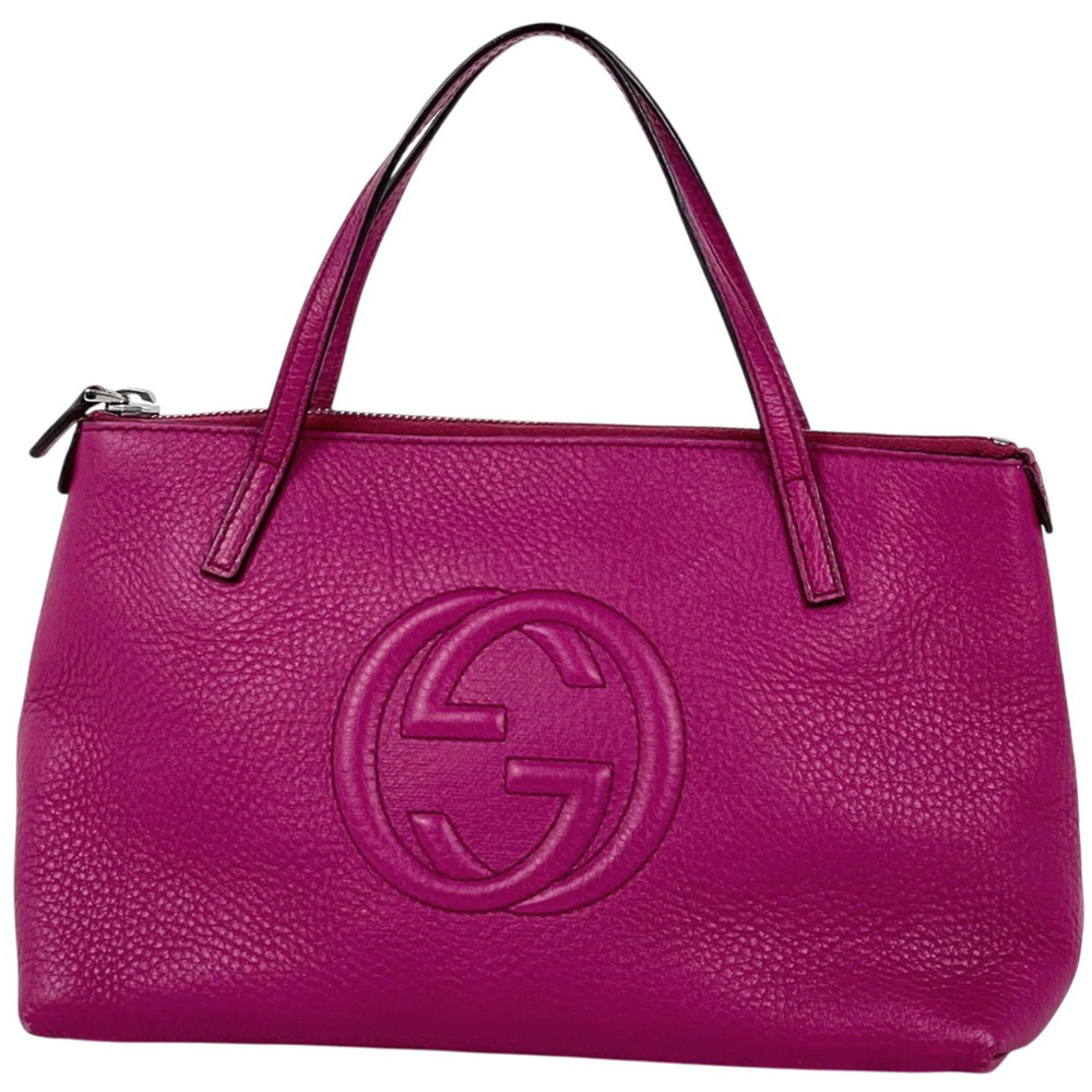GUCCI Pink Leather Bag